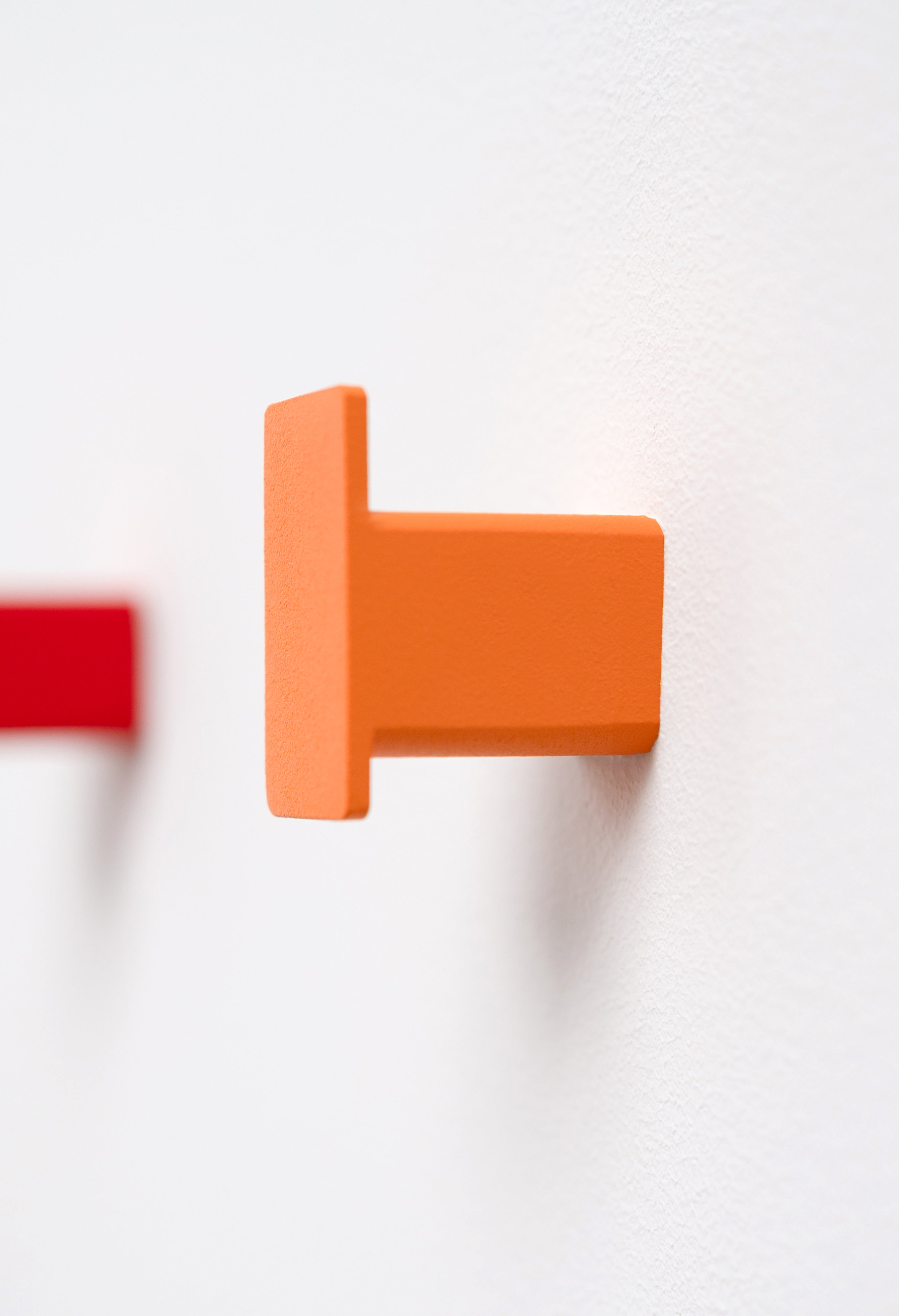 Close Up Wandhaken Nizza in Farbe Gelb Orange