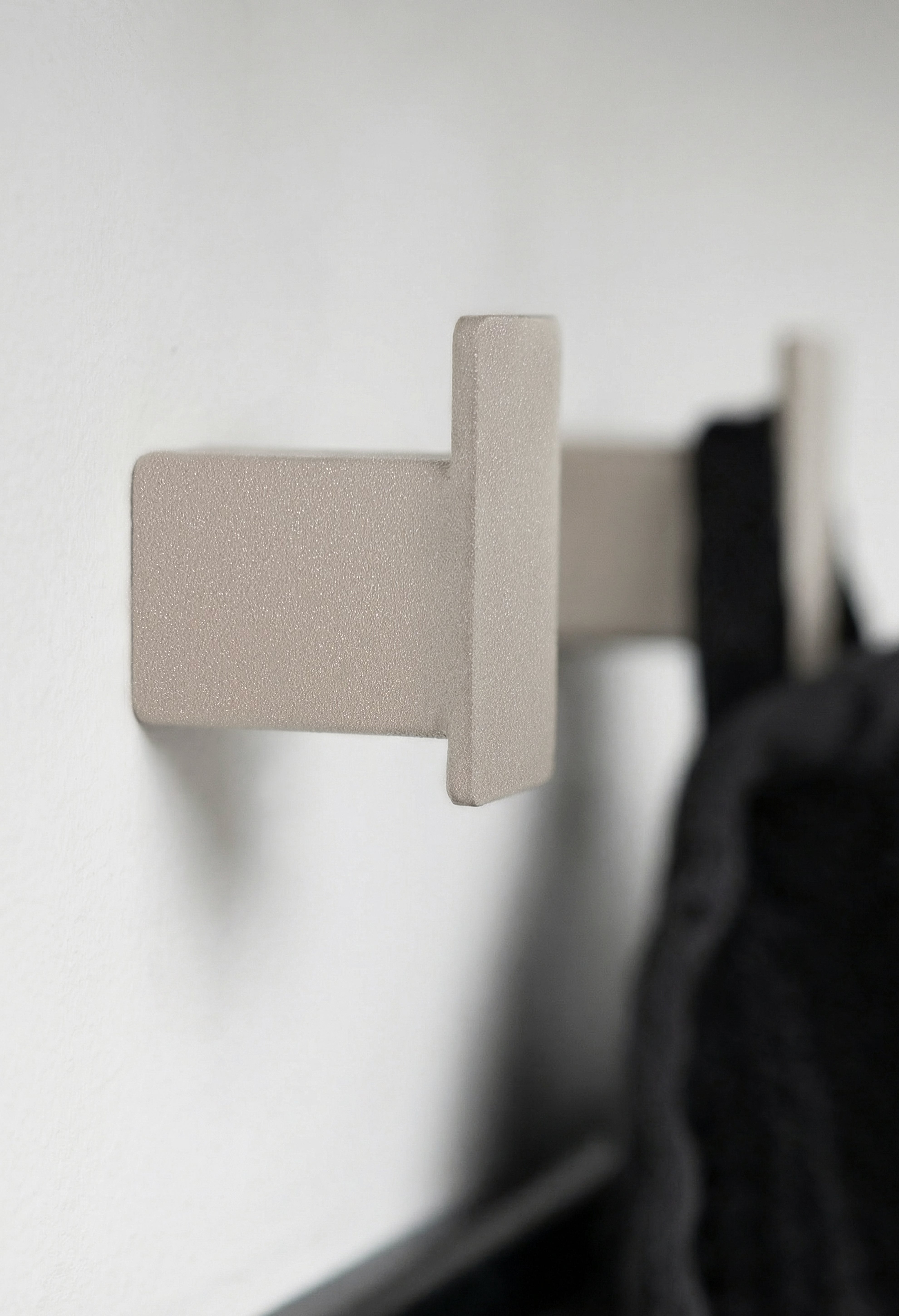 Close Up Wandhaken Nizza in Farbe Champagner