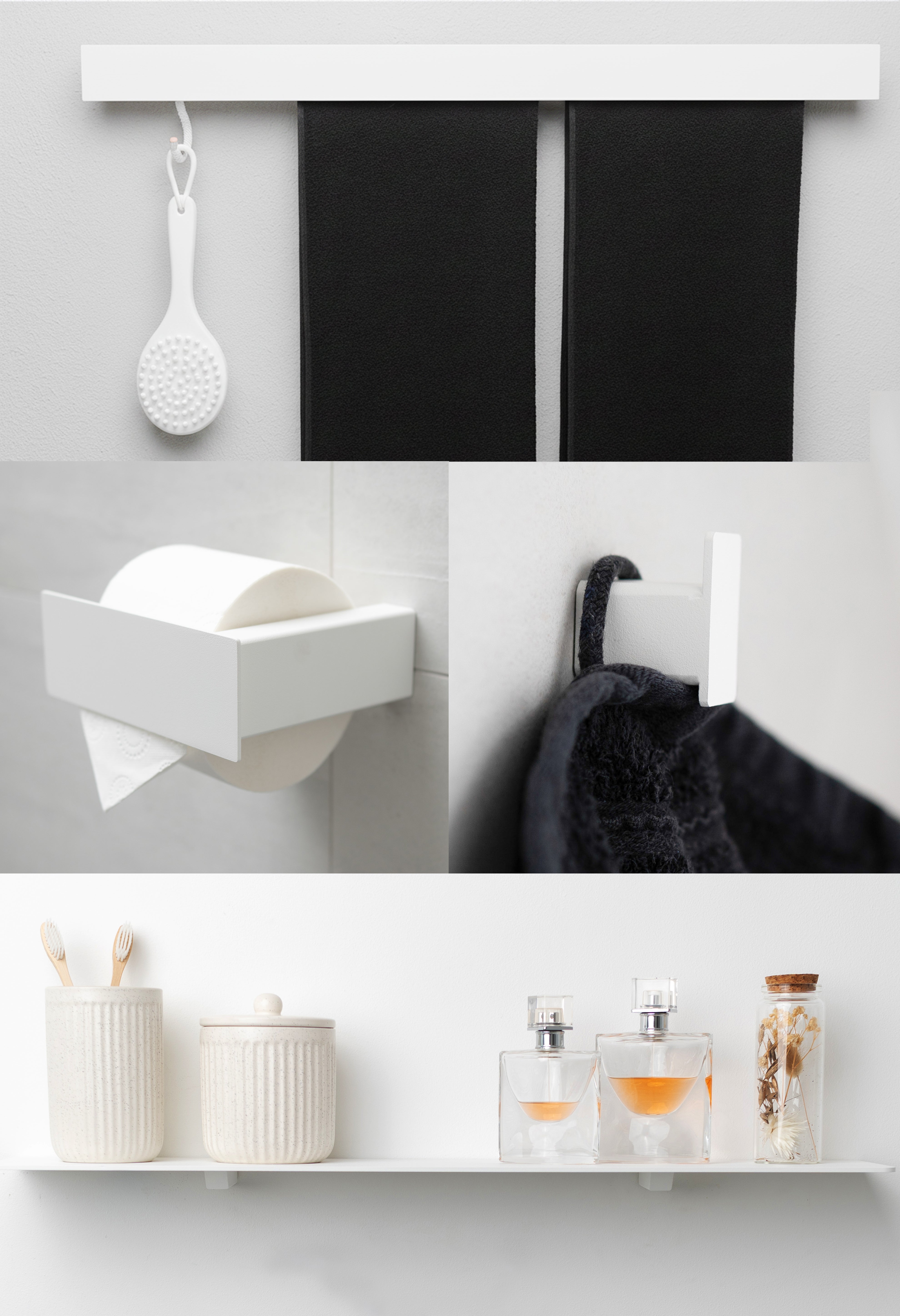 Badezimmerset L ALL WHITE
